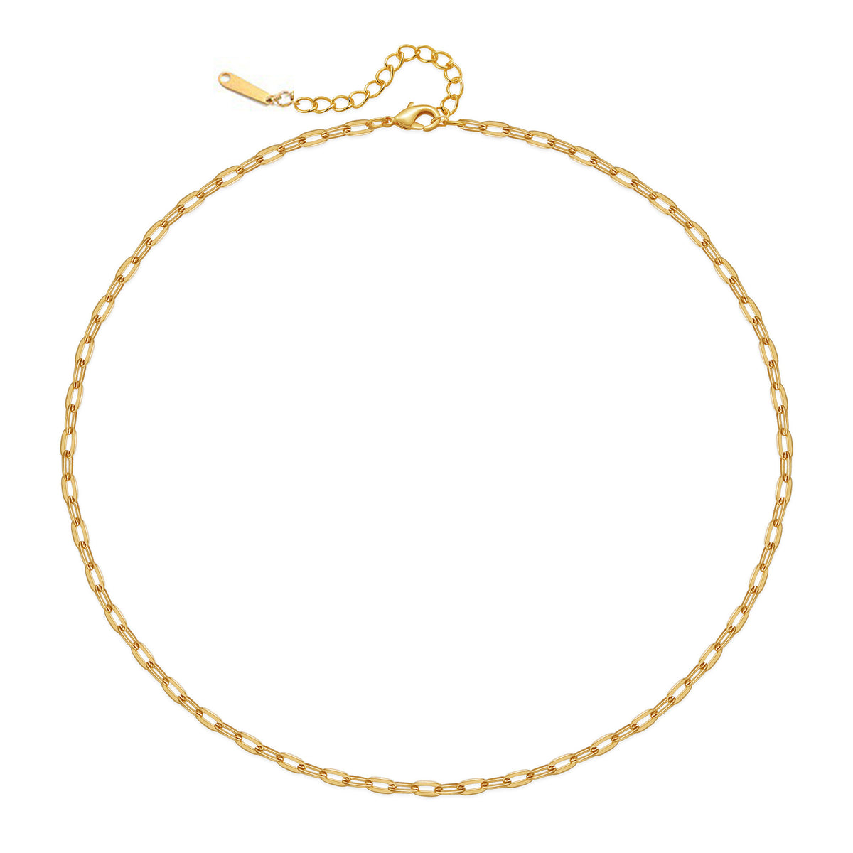 Gold U-Shaped Pendant Necklace alternate photo