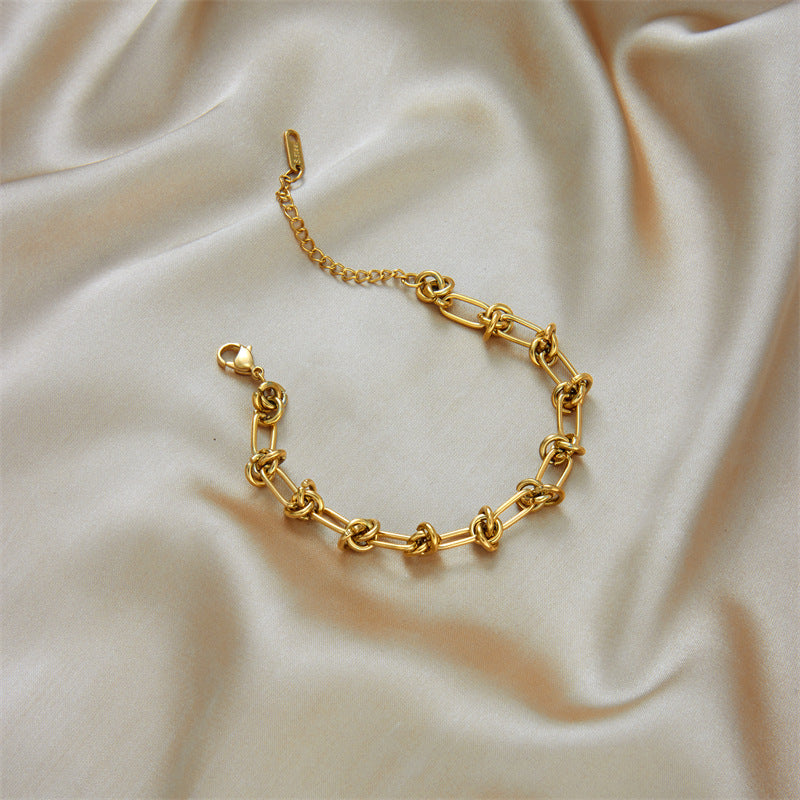 Gold Paperclip Jewelry Set alternate photo