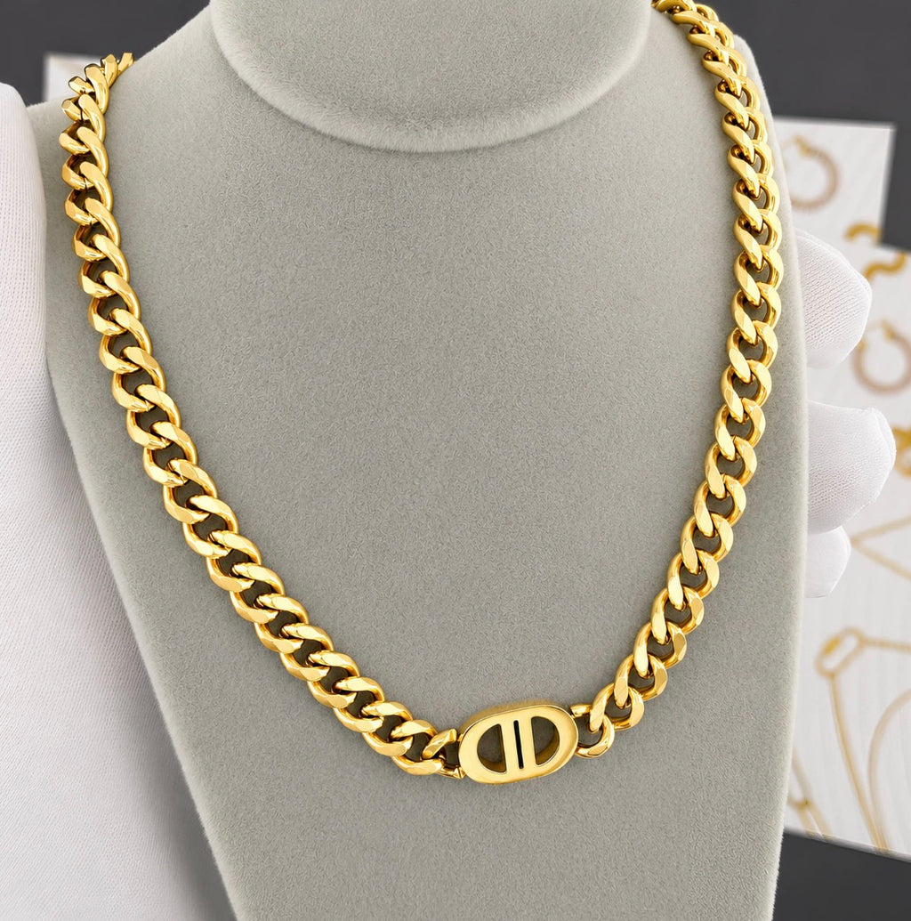 NECKLACE, 18K GOLD PLATED STEEL
87331-0