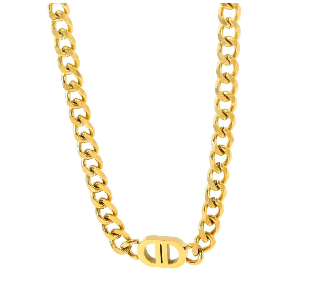 NECKLACE, 18K GOLD PLATED STEEL
87331-0