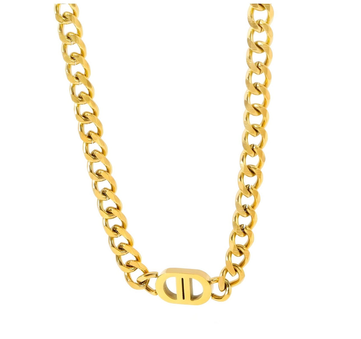 NECKLACE, 18K GOLD PLATED STEEL
87331-0