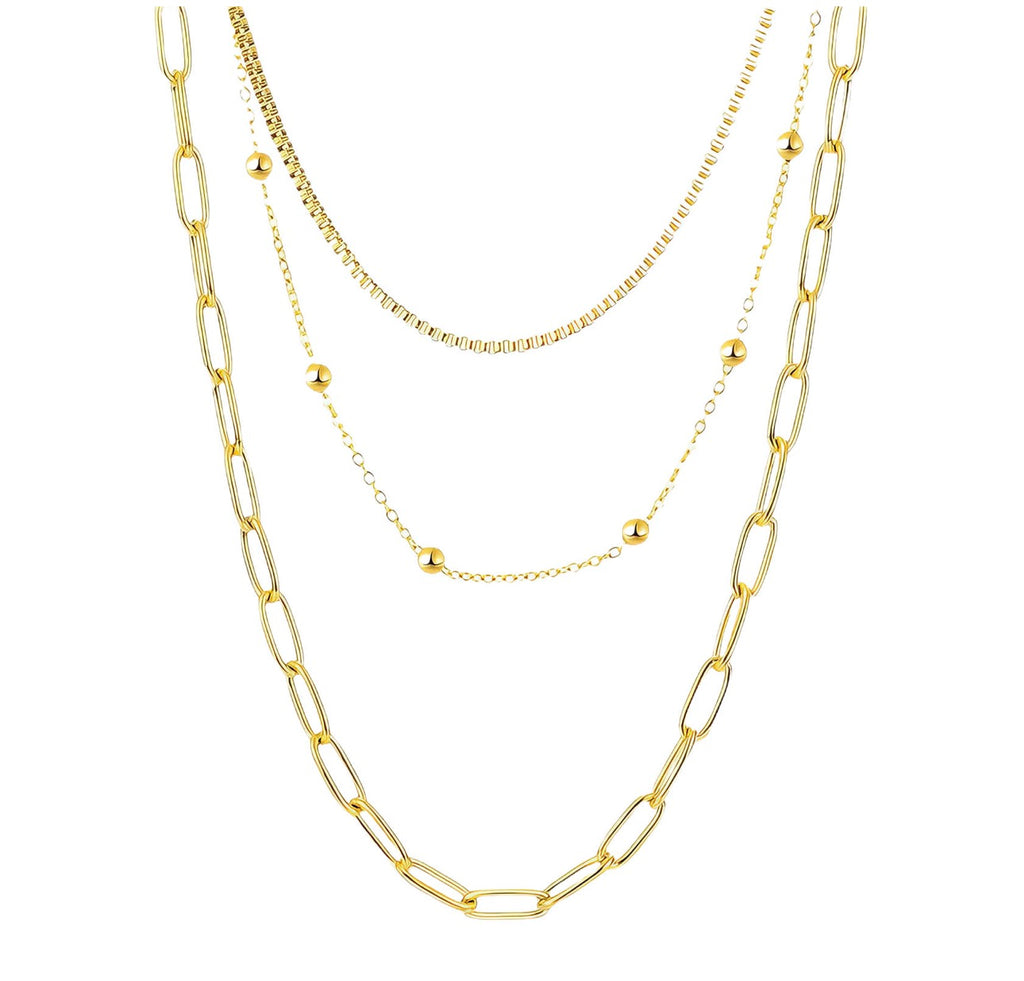 NECKLAuCE, 18K GOLD PLATED STEEL
90340-0