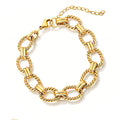 PVD GOLD-PLATED STAINLESS STEEL BRACELET 91597-0