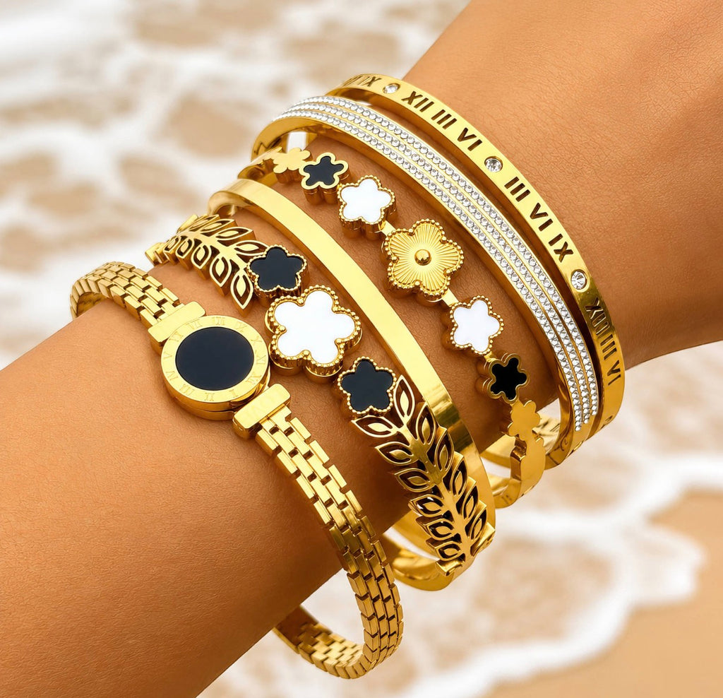 BRACELET, 18K GOLD PLATED STEEL
 88000-0
