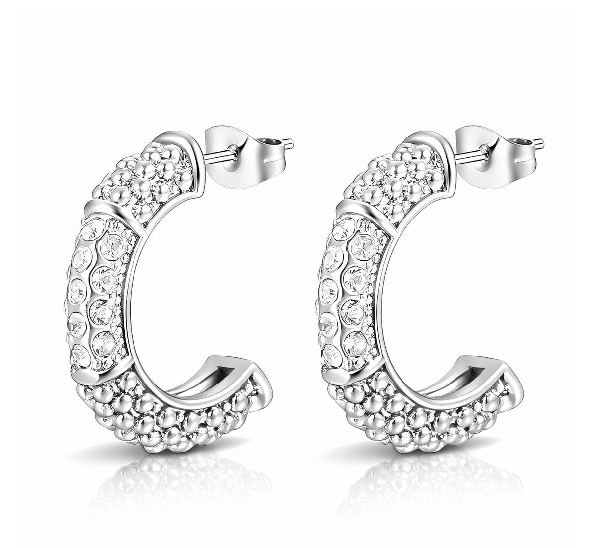 EARRINGS, STAINLESS STEEL
 88087-0