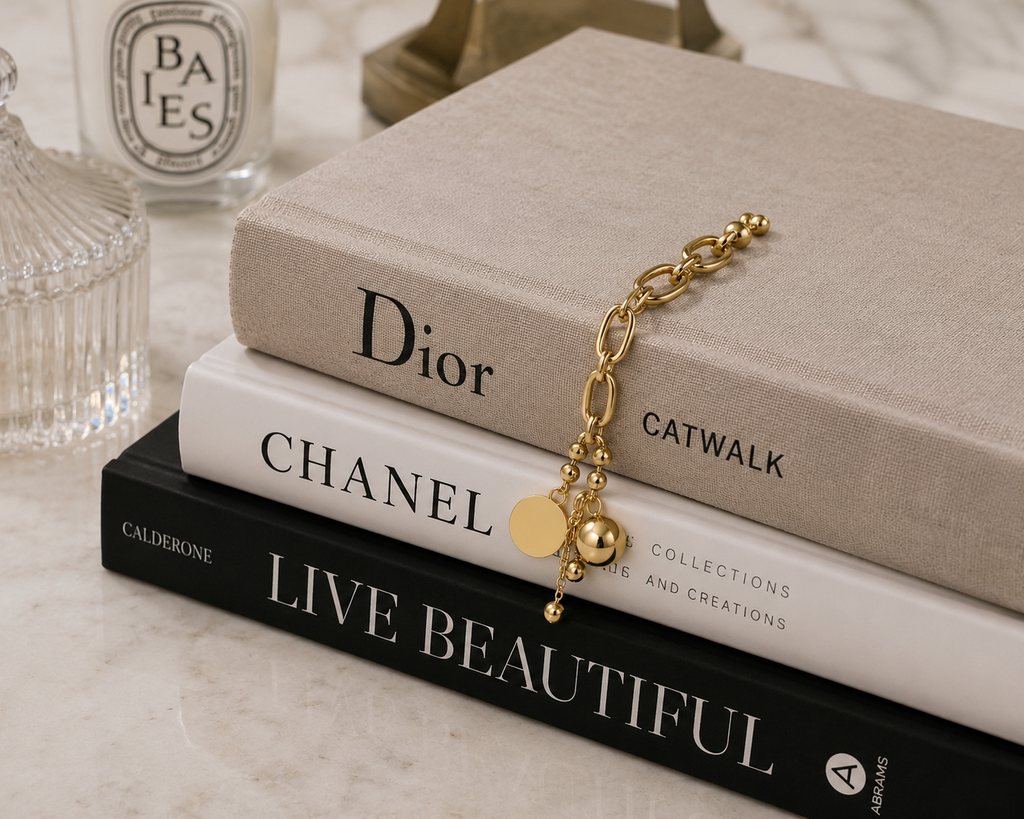 BRACELET, 18K GOLD PLATED STEEL
88126-0