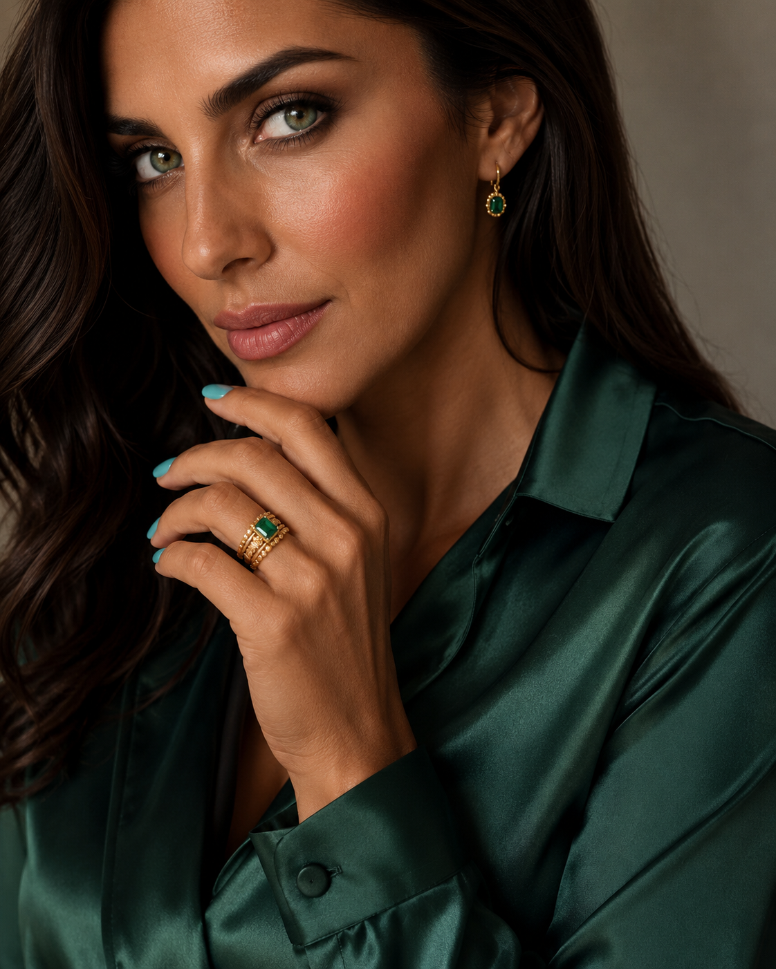 RING, 18K GOLD PLATED STEEL Adjustable 90058-0