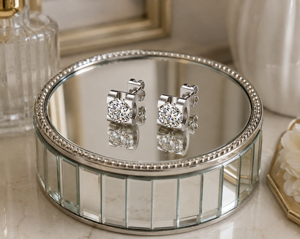 STAINLESS STEEL EARRINGS 
 91387-0