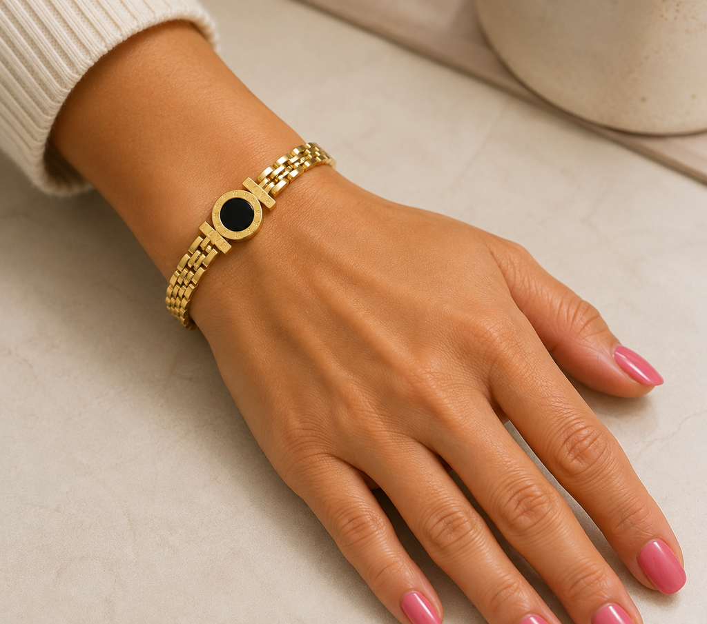BRACELET, 18K GOLD PLATED STEEL
 88000-0